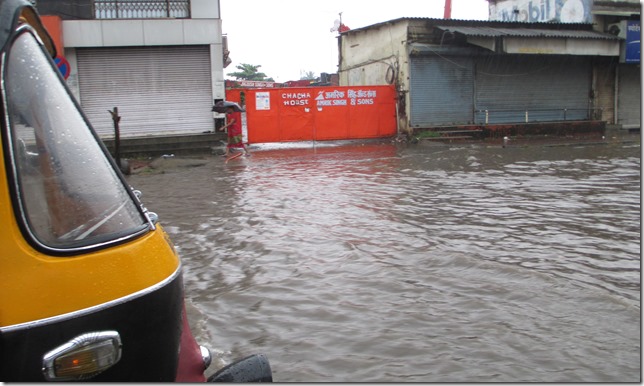 Mumbai street flood